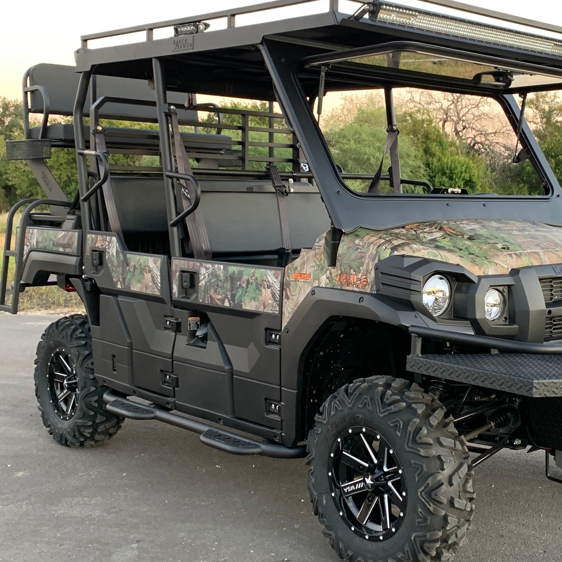 Kawasaki Mule Pro FXT Ranch Armor Side Steps