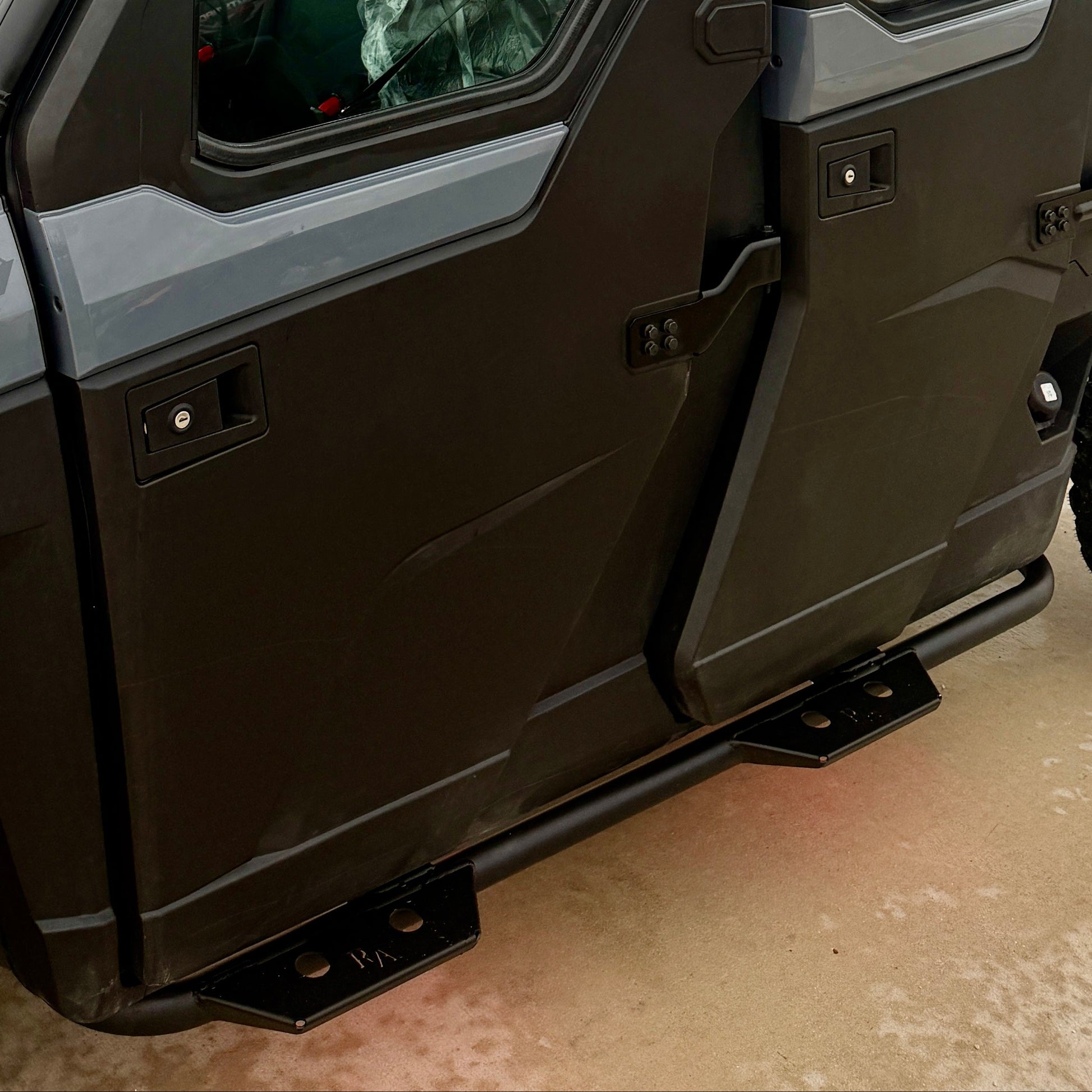 Ranch Armor Polaris Ranger XP 1000 side steps with premium powder-coated finish