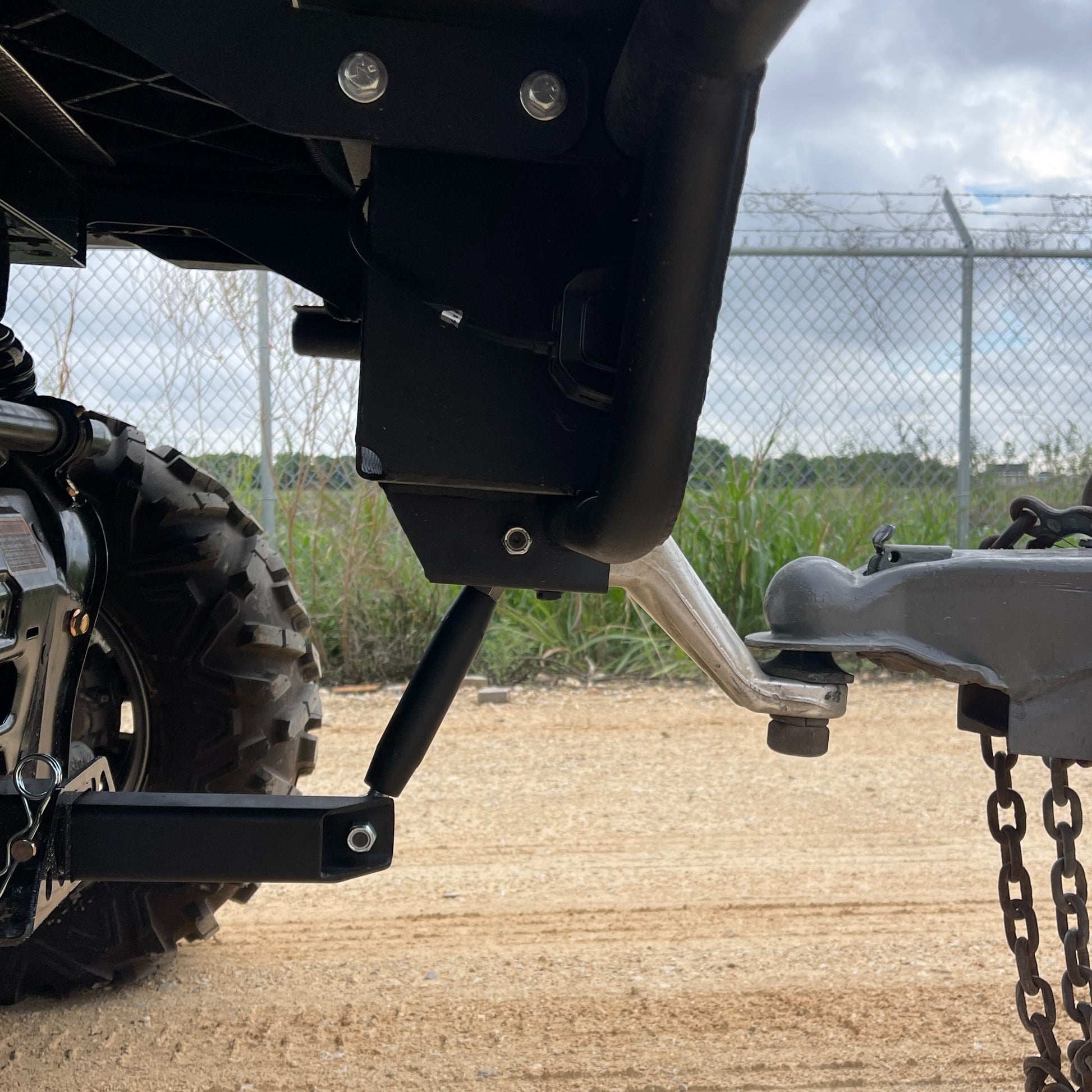 Can-Am Defender Rear Bumper Hitch Support