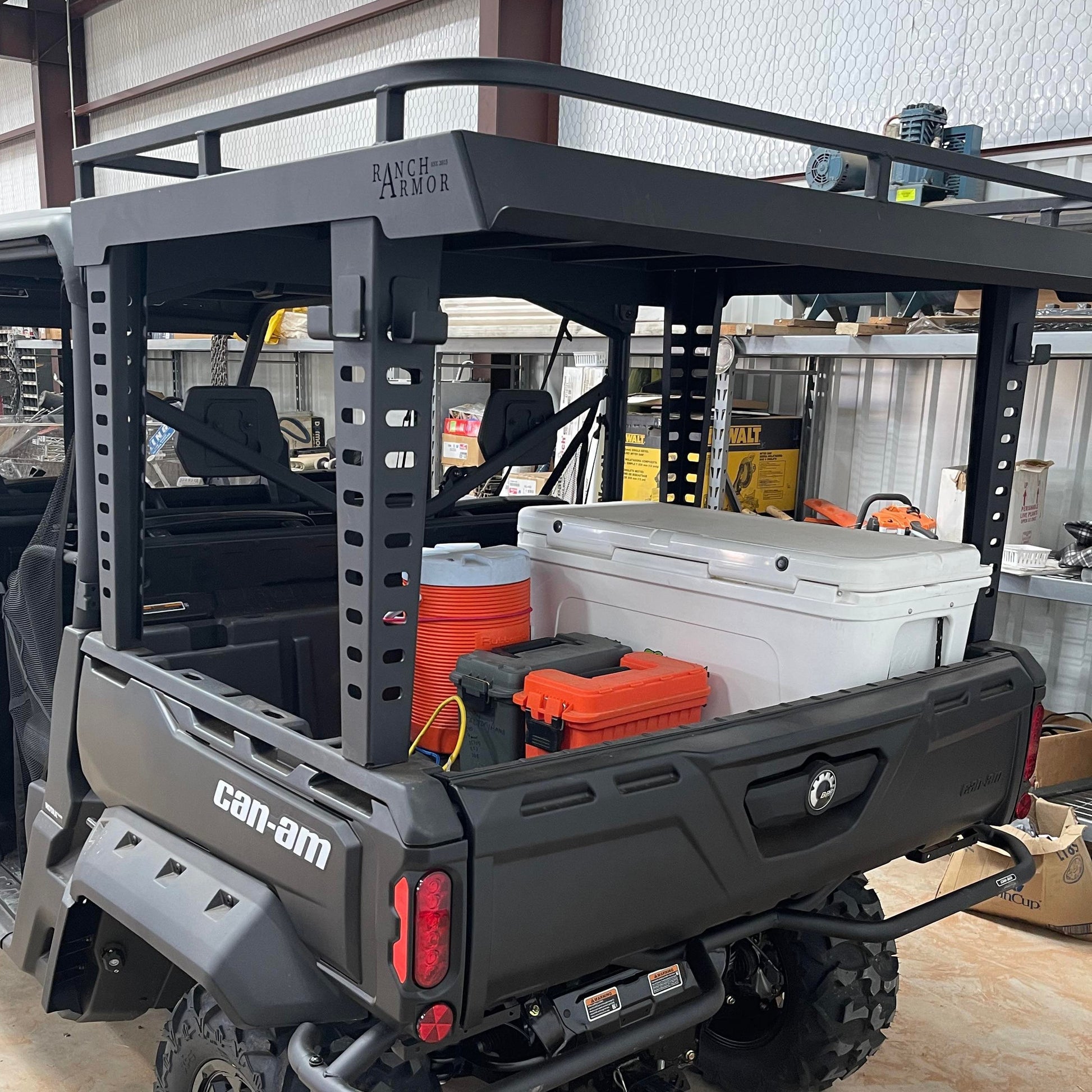 Can-Am Defender Rear Raised Bed Rack