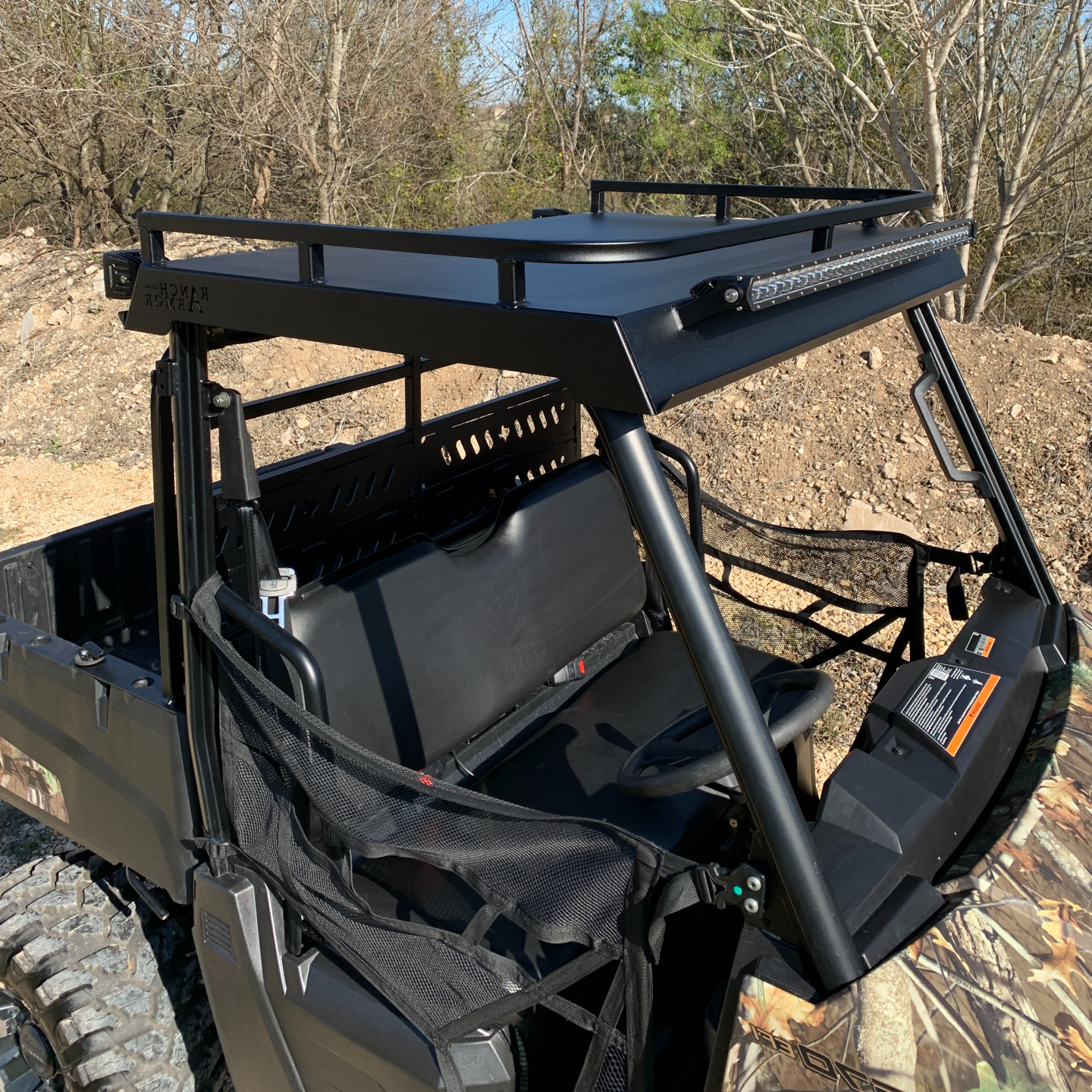 Polaris Mid-Size Single Cab Metal Top (Pro-Fit Frame)