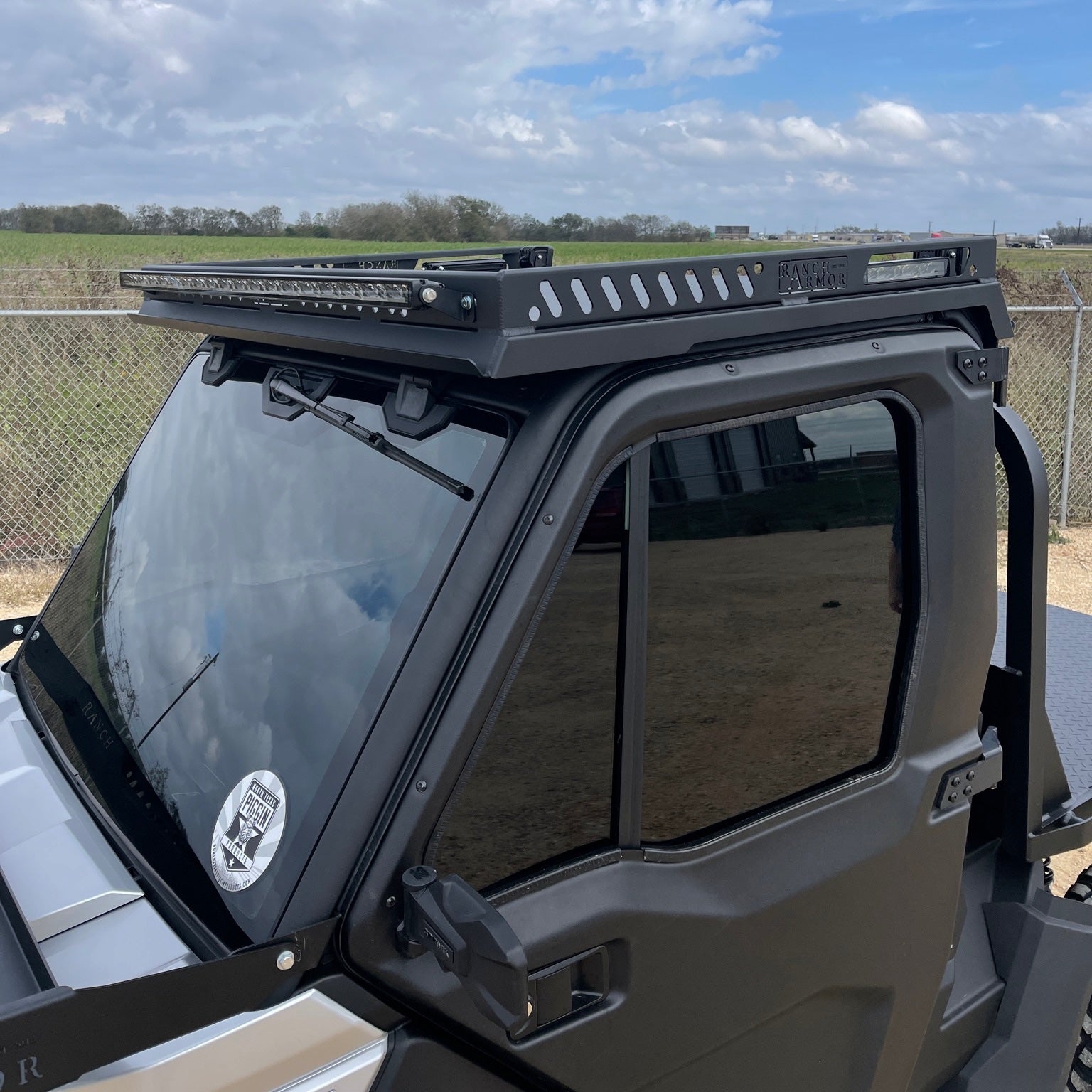 Can Am Defender Front Rack Can-Am Defender Limited Metal Top Roof Rack by Ranch Armor