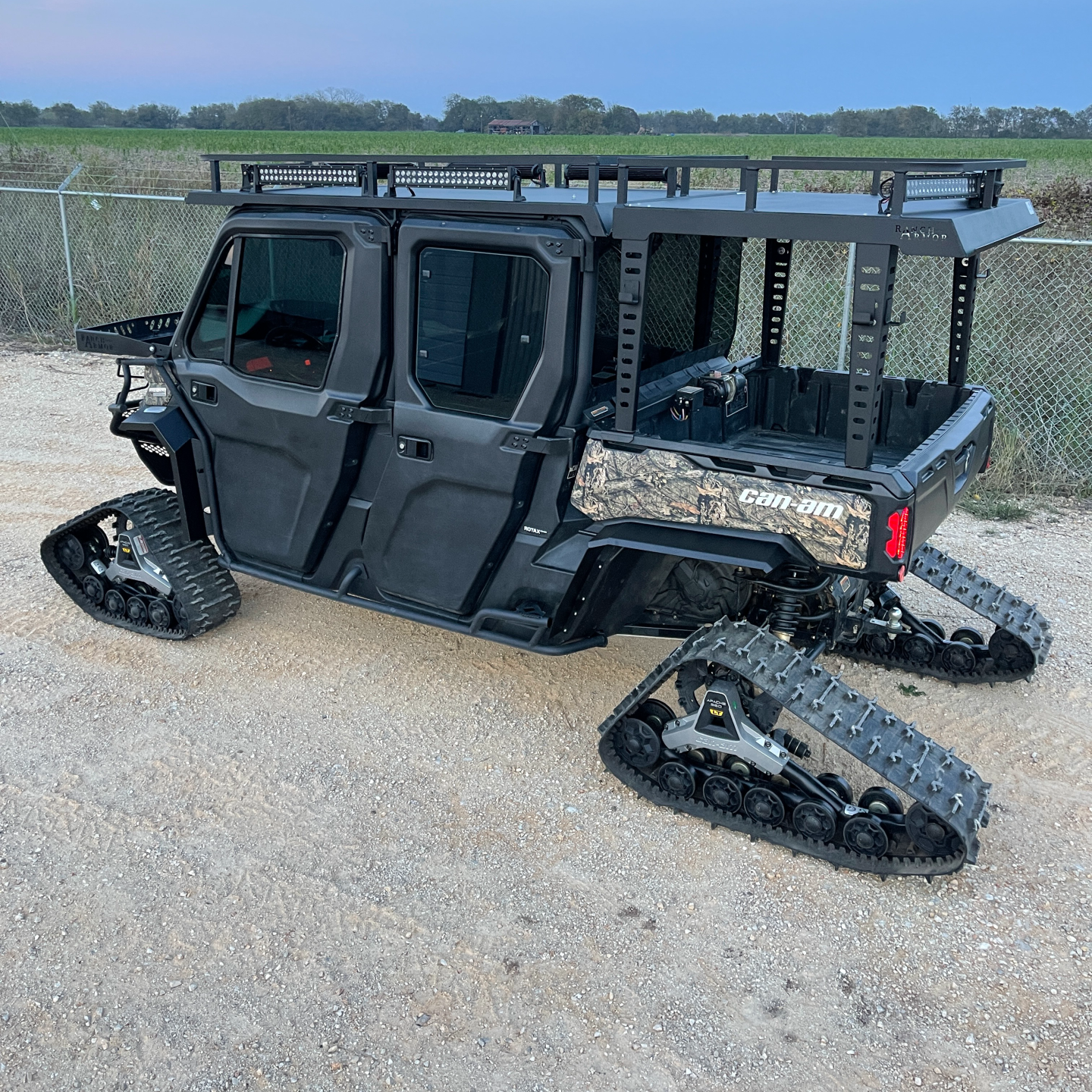 Can-Am Defender Rear Raised Bed Rack