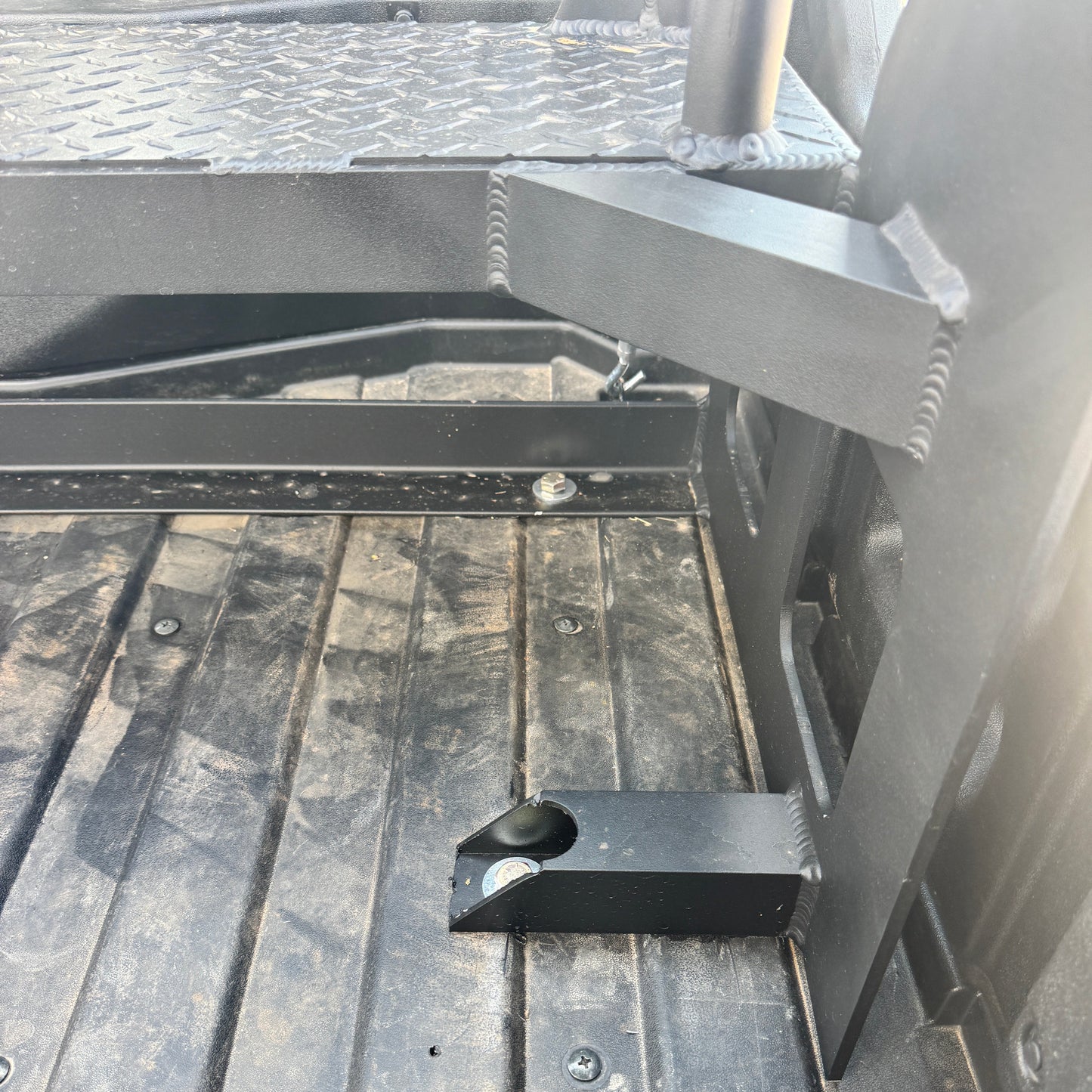 Ranch Armor high rear seat upgrade on Honda Pioneer side-by-side