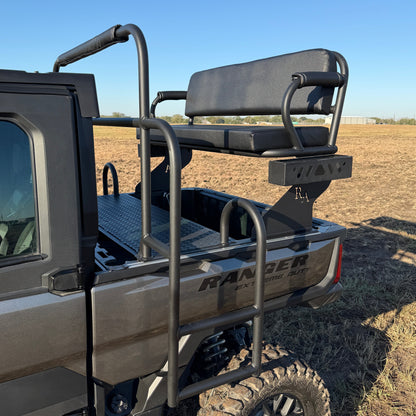 Ranch Armor high seat on Polaris Ranger 1500 – rugged outdoor and ranch utility upgrade