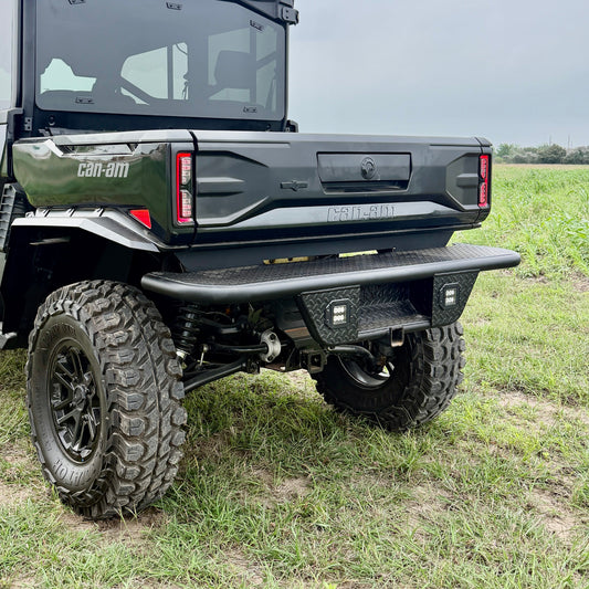Ranch Armor rear bumper for Can-Am Defender HD11 engineered for maximum rear protection, rugged utility, and aggressive off-road styling.