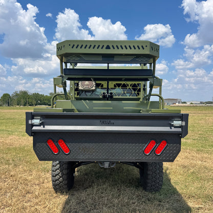 Rear of Ranch Armor Flatbed on Can-Am Defender - Project G.I. Joe