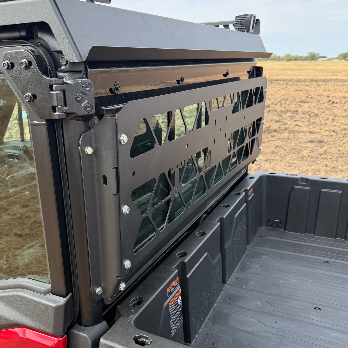 Rear protection rack for CFMoto UForce U10 Pro – Ranch Armor powder-coated steel design