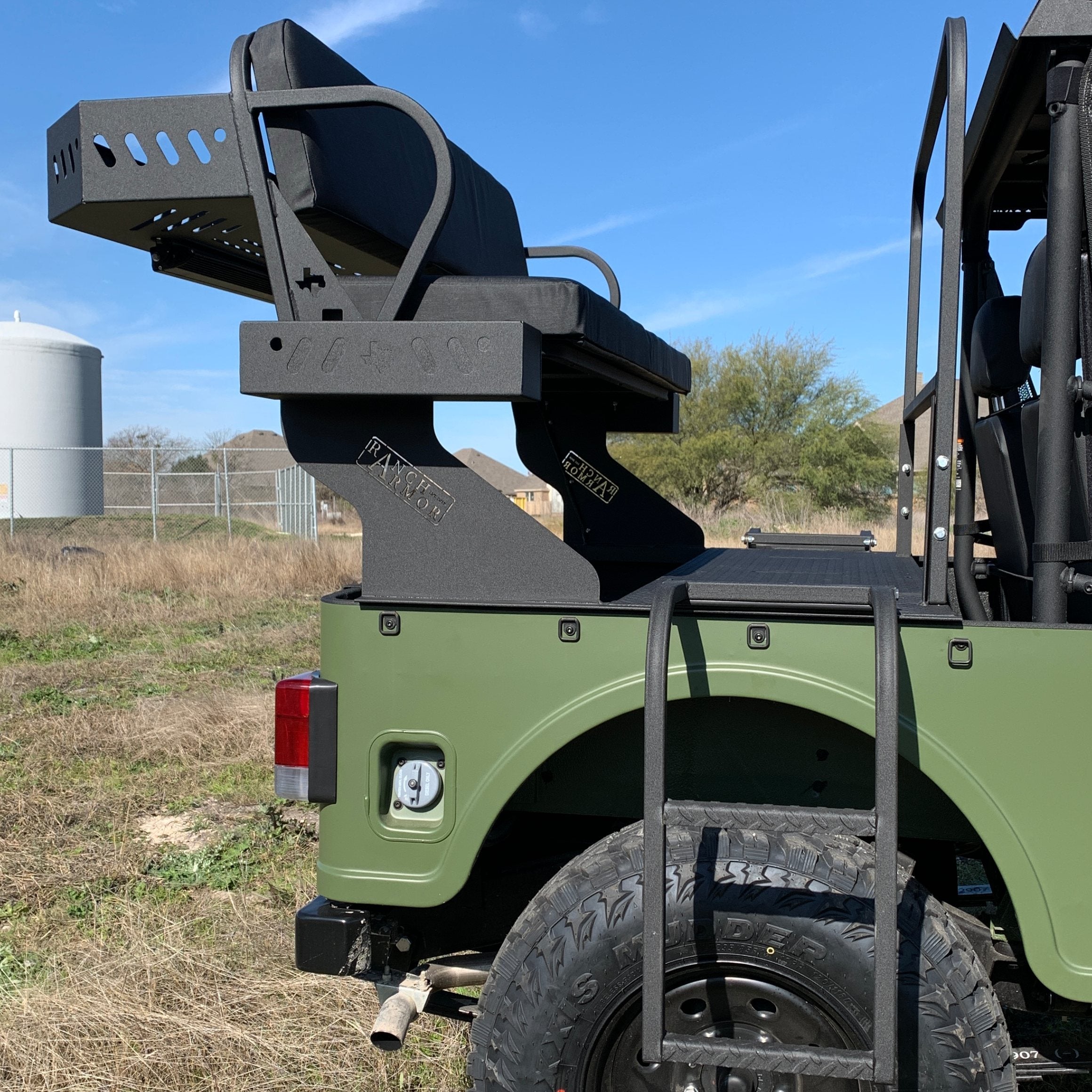 Hunting Rack For Roxor Mahindra Roxor High Seat – Ranch Armor