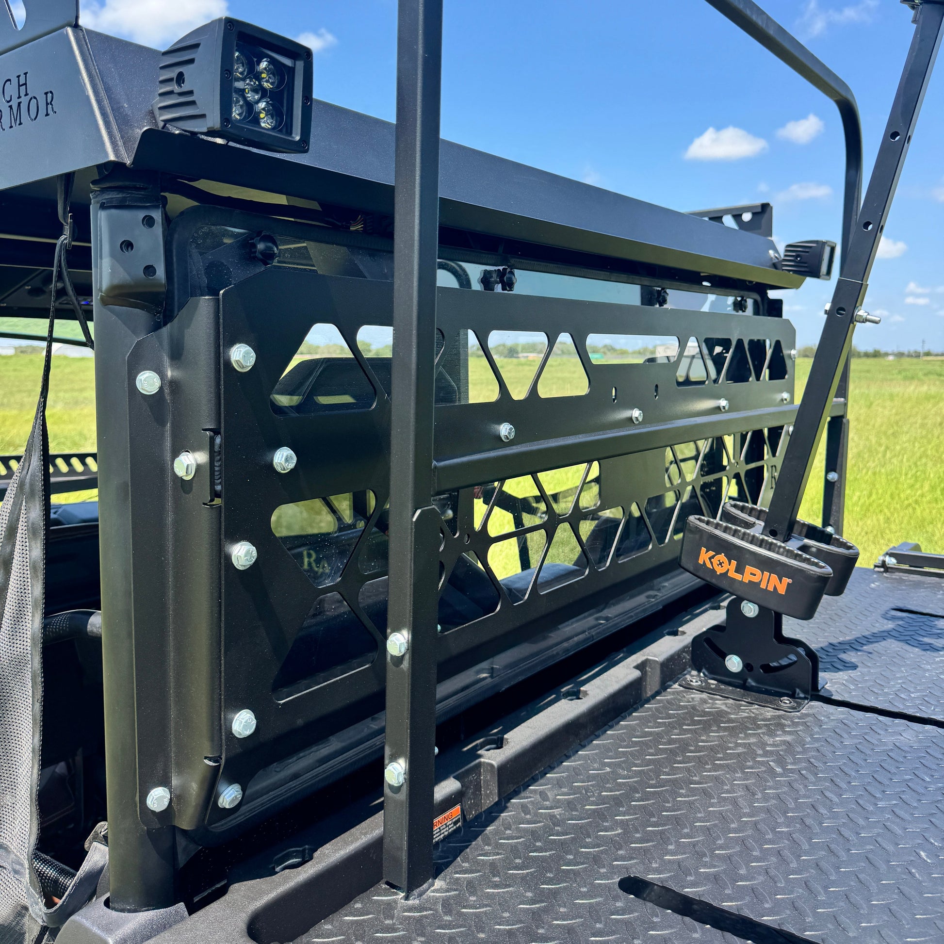 Shooting rail on steel high seat for CFMoto U10 Pro