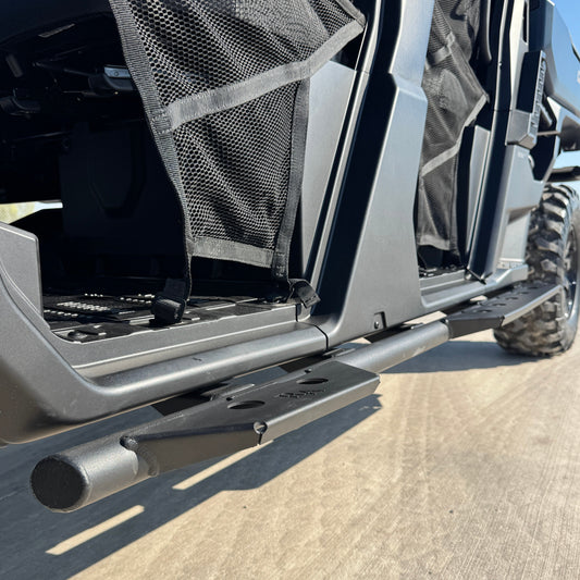 Side Steps Close up for Can-Am Defender HD11 by Ranch Armor