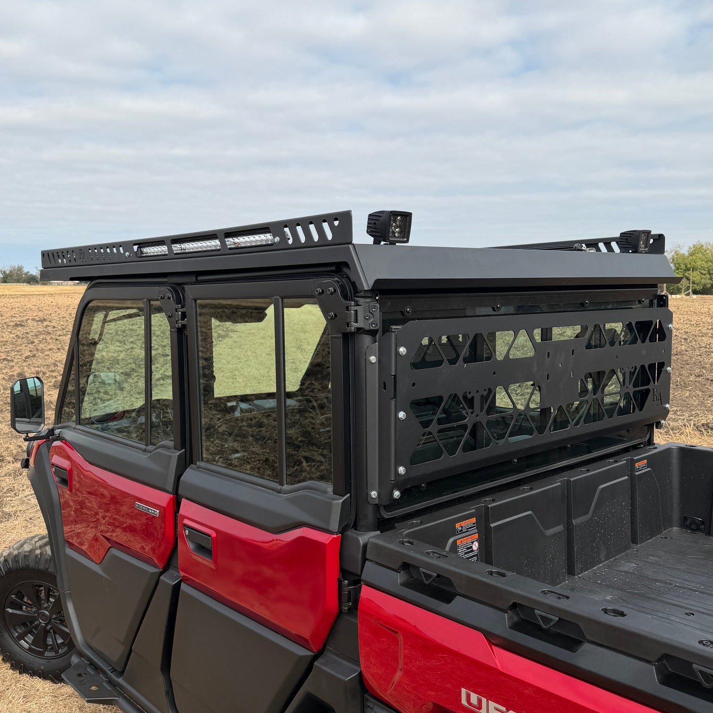 Steel roof for CFMoto U10 XL Pro Highland edition, heavy-duty Ranch Armor design