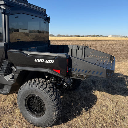 UTV bed extension for Can-Am Defender HD11 adding extra cargo length and support