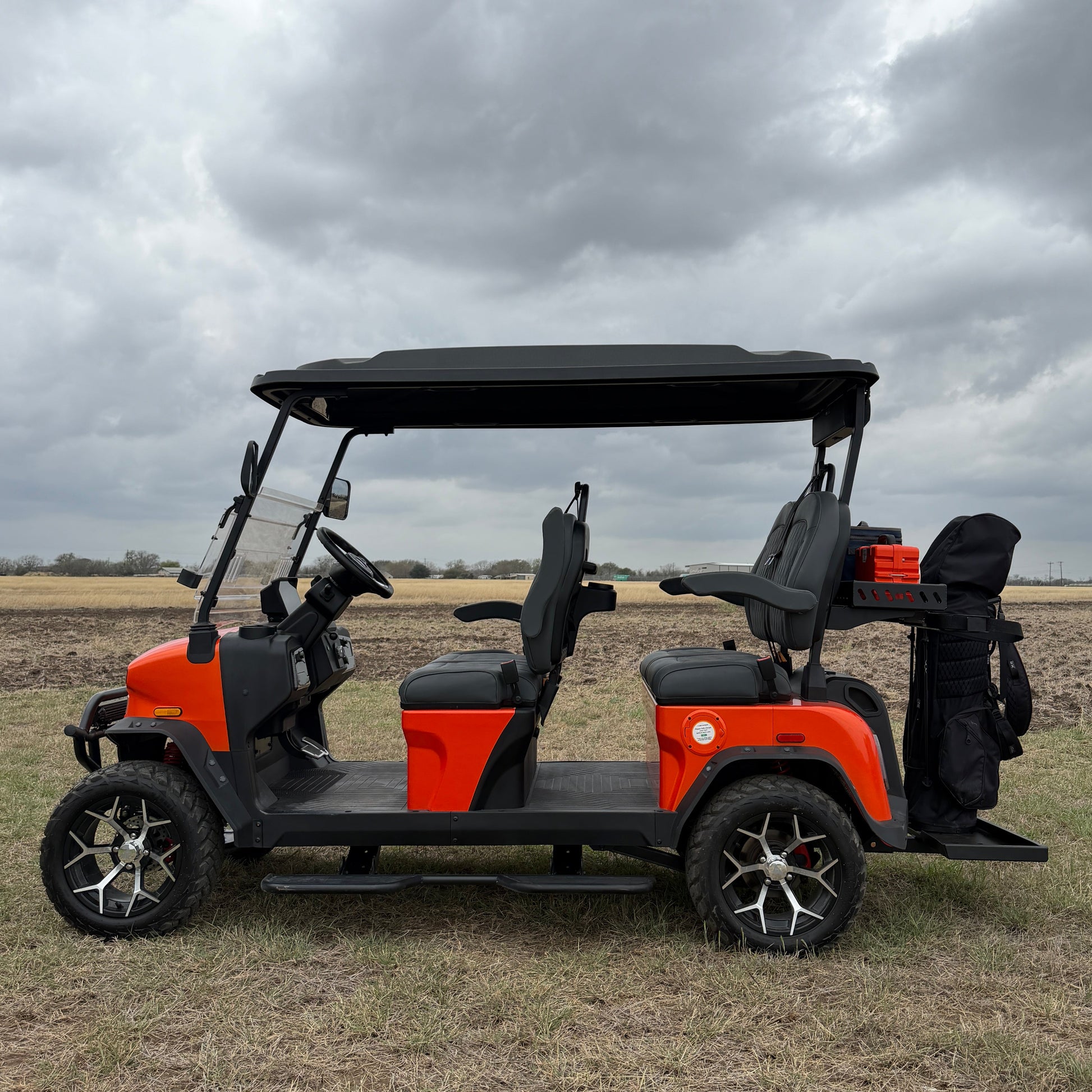 aluminum golf cart rear basket rust resistant finish