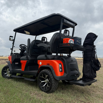 golf cart rear cargo basket for groceries and supplies