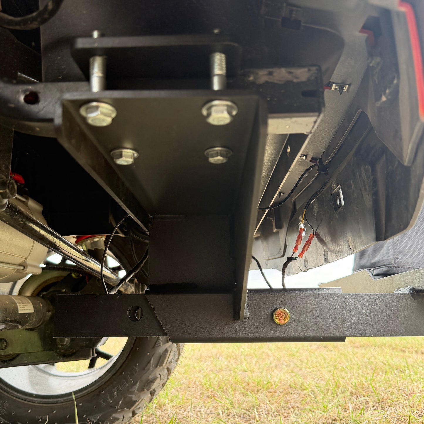 powder coated aluminum golf cart hitch carrier
