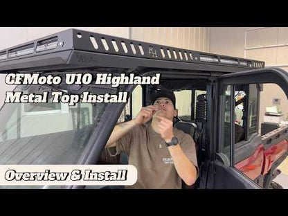 CFMoto U10 Metal Top with Rack and Lights