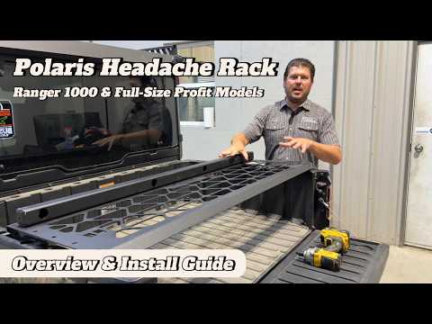 Polaris 1000 Headache Rack by Ranch Armor