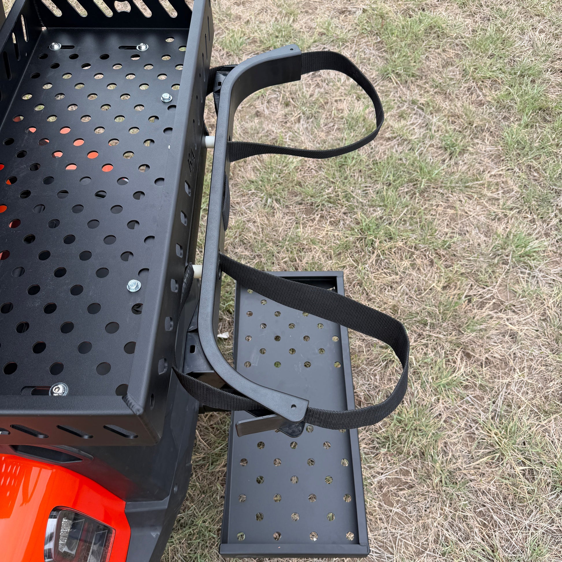 rear mounted golf cart basket for everyday hauling