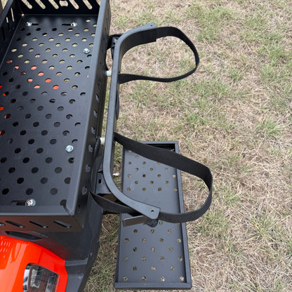 rear mounted golf cart basket for everyday hauling